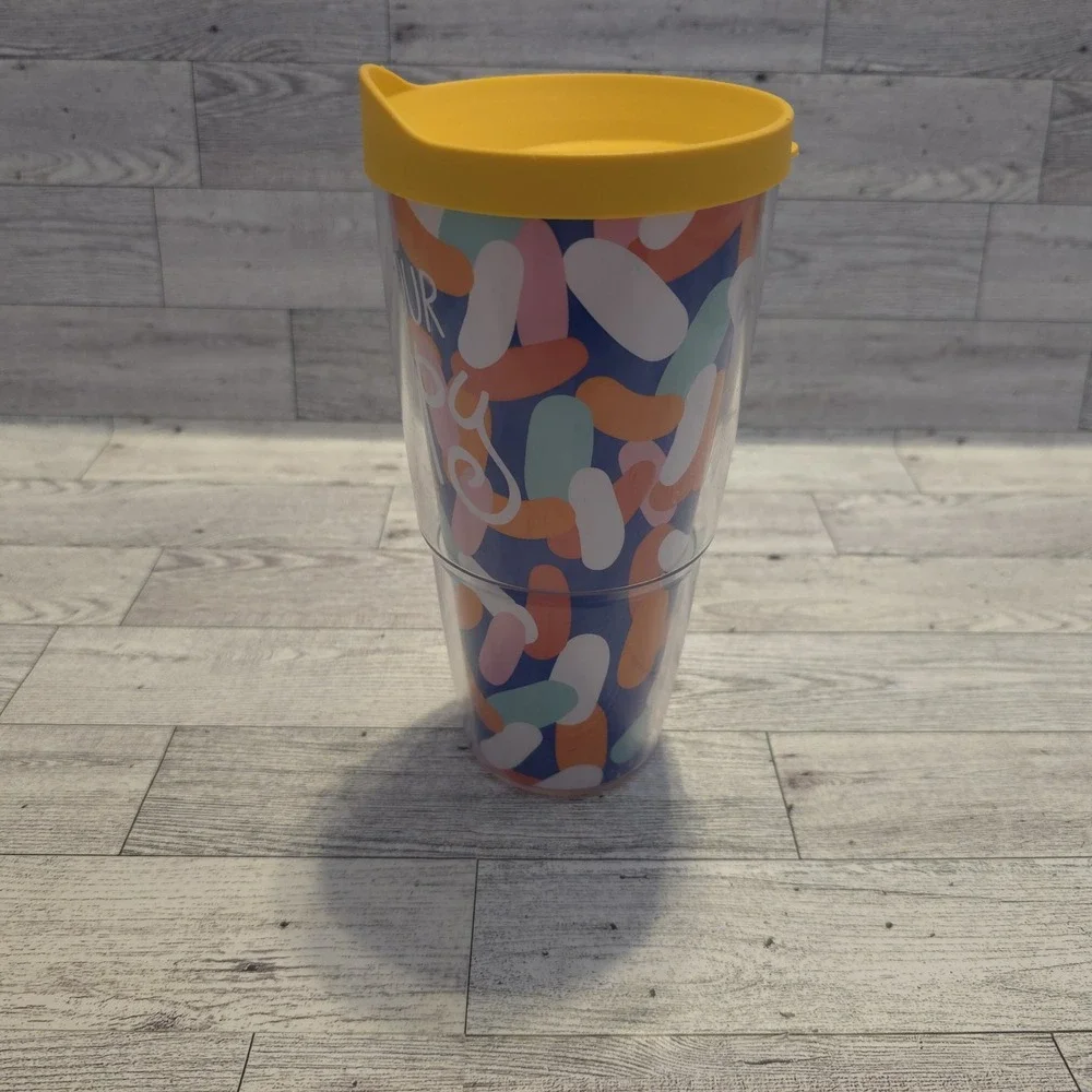 Tervis Get Your Happy On Tumbler‎ Cup 24 Ounce Multicolor